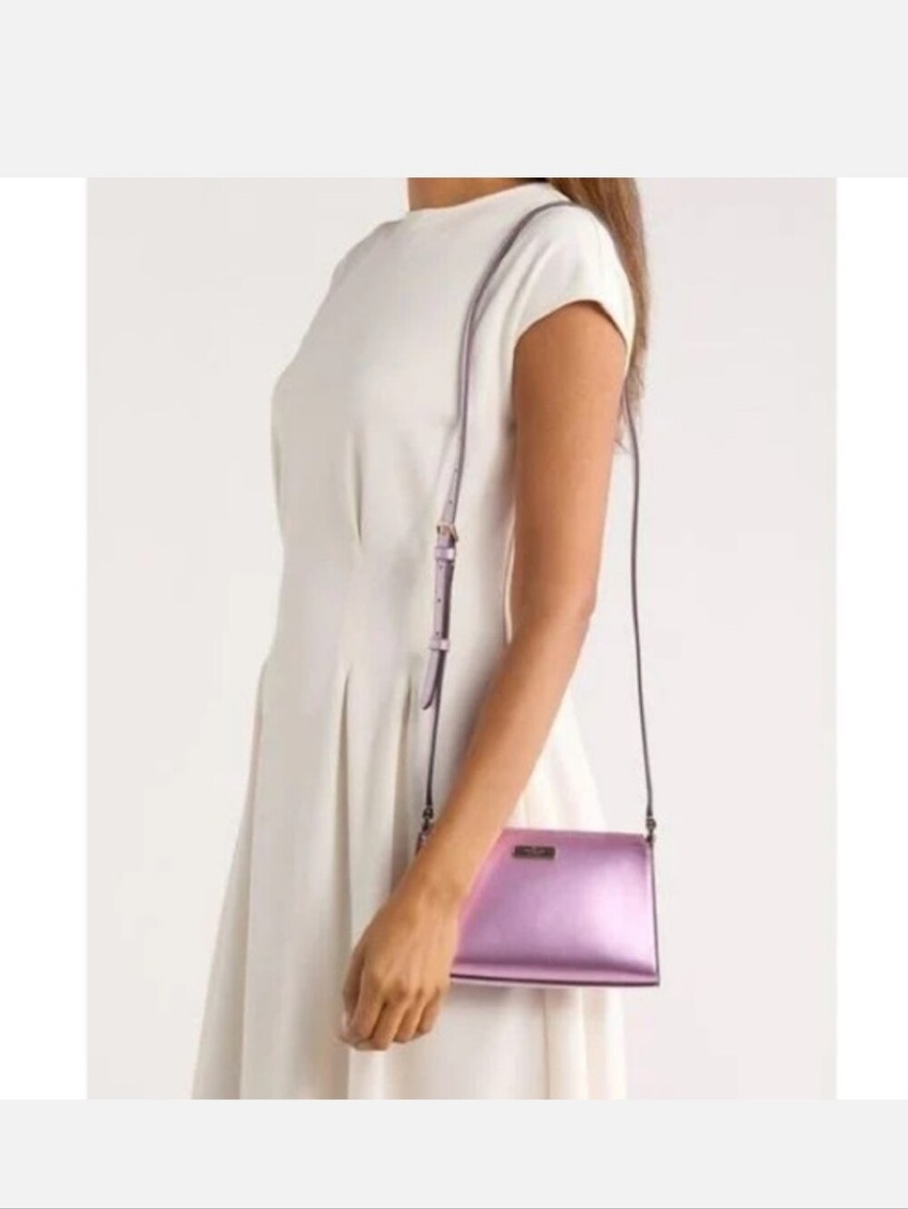 NWT Kate Spade Women’s Metallic Pink Crossbody Bag